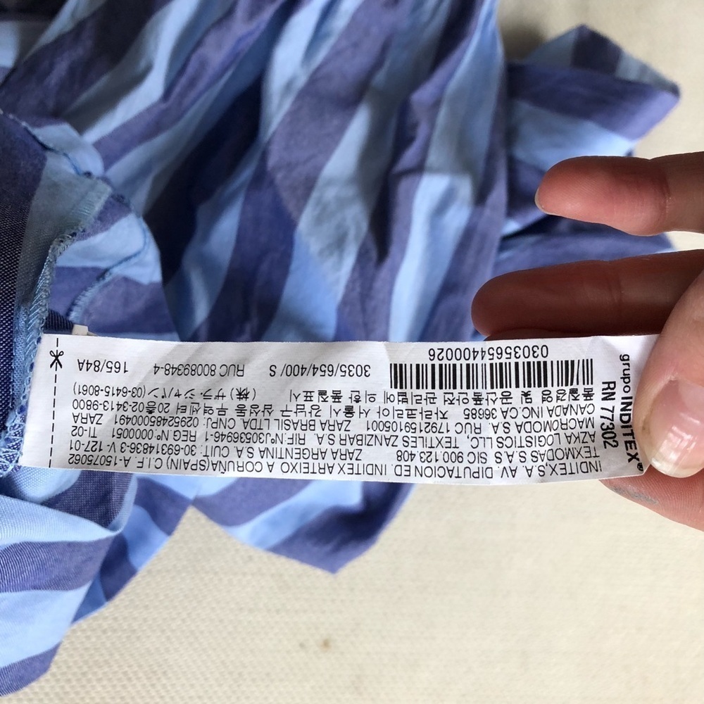 Zara Sinched Button Down Blouse - image 5